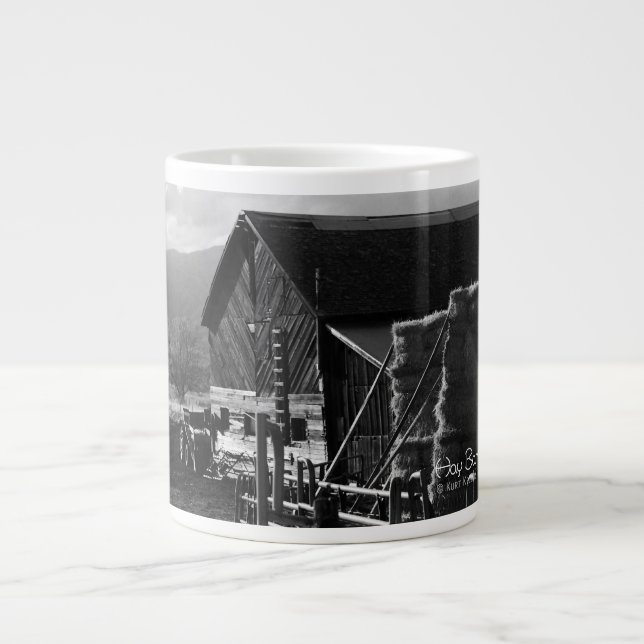 Taza De Café Grande Hay Barn (Frente)
