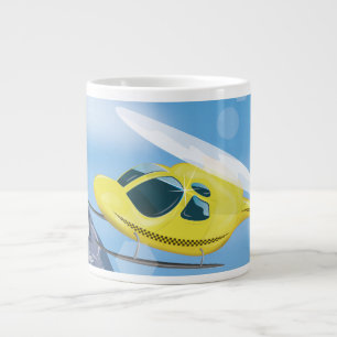 Taza De Café Grande Helicóptero de rescate