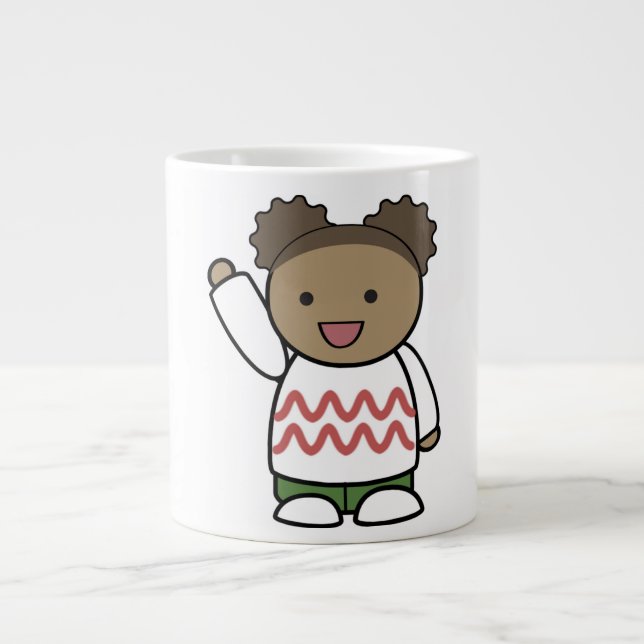 TAZA DE CAFÉ GRANDE HELLO TEDDY BEAR (Frente)