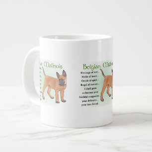 Taza De Café Grande Herencia belga malinesa de amor
