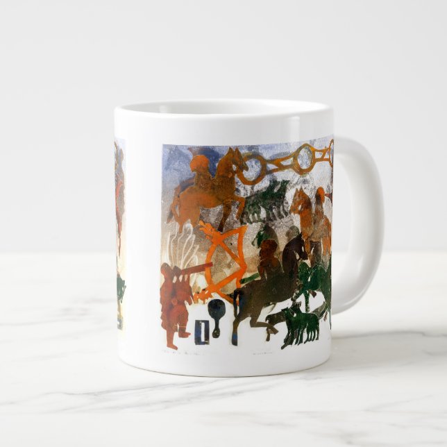 Taza De Café Grande Herencia picta (Derecha)