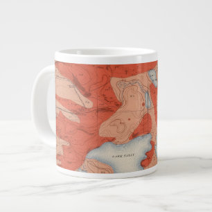 Taza De Café Grande Hoja detallada de geología XXVIII