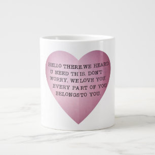 TAZA DE CAFÉ GRANDE HOLA. ESCUCHAMOS QUE NECESITAS ESTO.