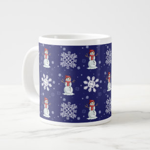 Taza De Café Grande Hombres con nieve