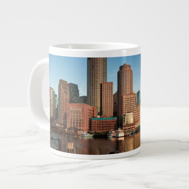 Taza De Café Grande Horizonte de Boston (Izquierda)