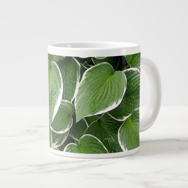 Taza De Café Grande 'Hostas húmedas' (Derecha)
