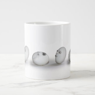 Taza De Café Grande Huevo agrietado y un Wink