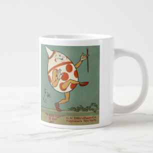 Taza De Café Grande Humpty Dumpty, Antigua Rima Infantil de Mother Goo