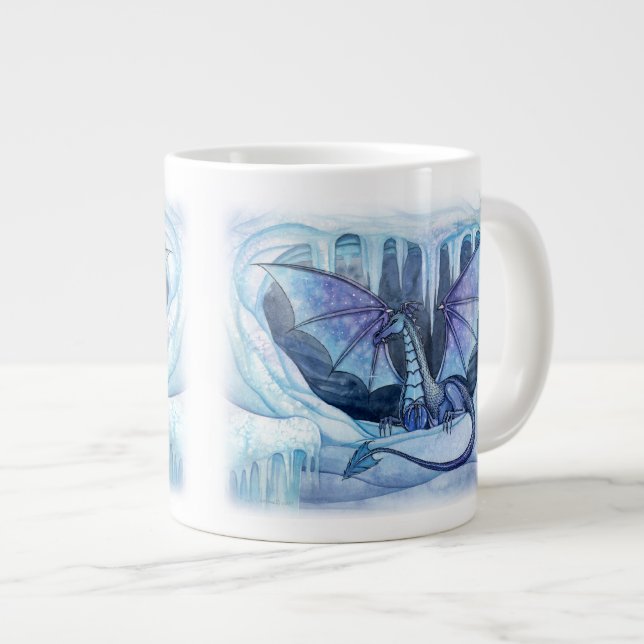 Taza De Café Grande Ice Dragon Jumbo Mug (Derecha)