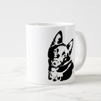 Taza De Café Grande Imagen de perro de Schipperke