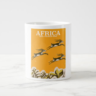 Taza De Café Grande Impresión de vacaciones de cosecha africana