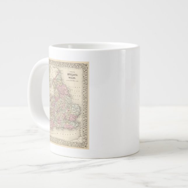 Taza De Café Grande Inglaterra, País de Gales 5 (Izquierda)