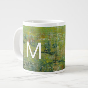 Taza De Café Grande Inicial   Campo opulento II