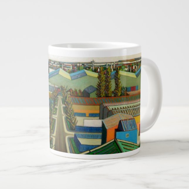 Taza De Café Grande Invierno de la entrada de Thames (Derecha)