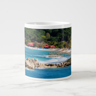 Taza De Café Grande Isla Tranquila Paraíso Labadee Haití
