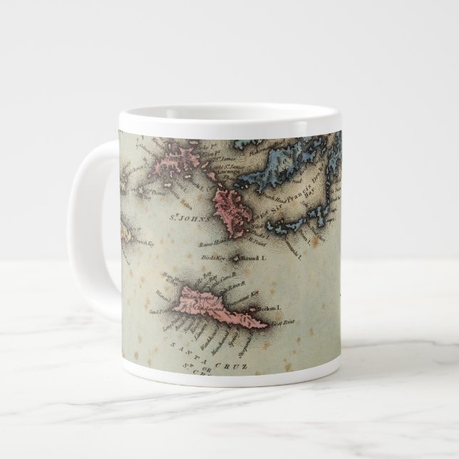 Taza De Café Grande Islas Vírgenes (Izquierda)