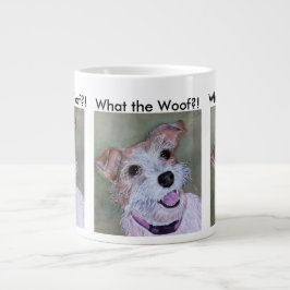 TAZA DE CAFÉ GRANDE JACK RUSSELL FELIZ