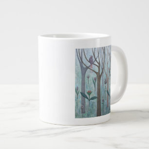 Taza De Café Grande Jardín 2005 de la fantasía