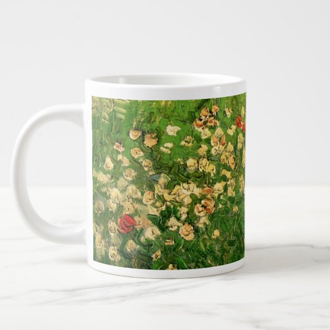 Taza De Café Grande Jardín de Daubigny por Vincent van Gogh, Le Jardin (Izquierda)