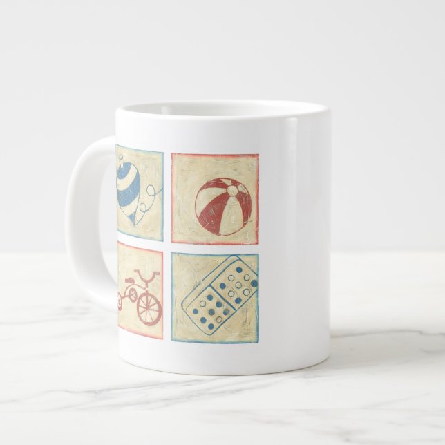Taza De Café Grande Juguetes infantiles de Chariklia Zarris (Izquierda)