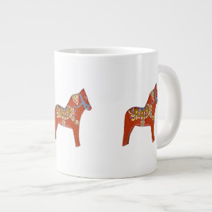 Taza De Café Grande Jumbo Dala Horse Mug