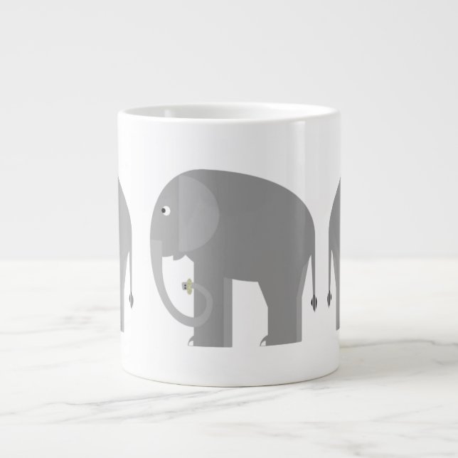 Taza De Café Grande Jumbo Mug (Frente)
