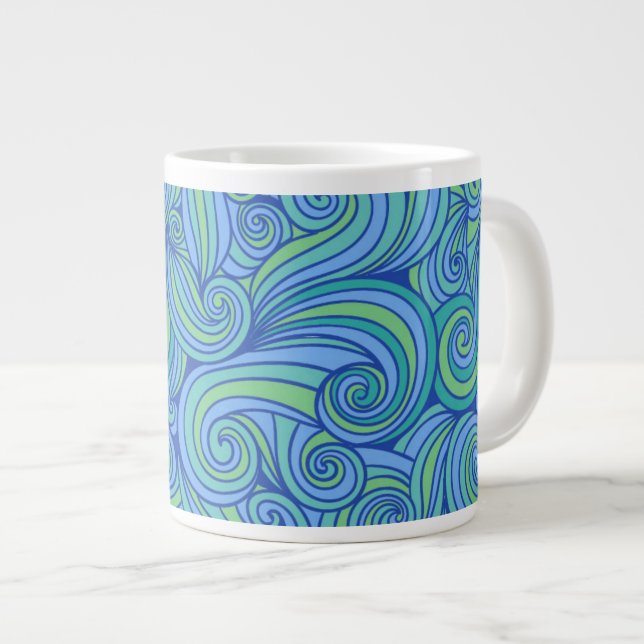 Taza De Café Grande Jumbo Mug (Derecha)