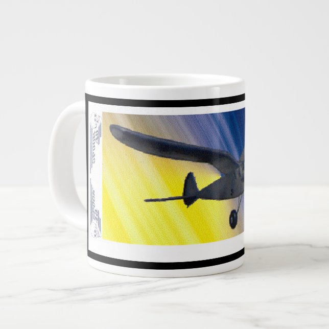 Taza De Café Grande Jumbo mug - "Spook 48" (Izquierda)