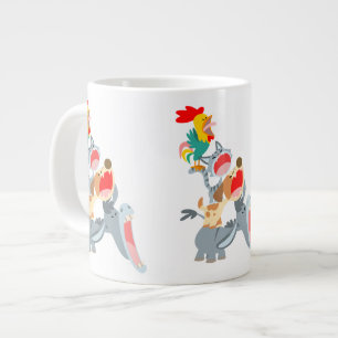 Taza De Café Grande Jumbo Mug, un músico de Bremen Personalizado
