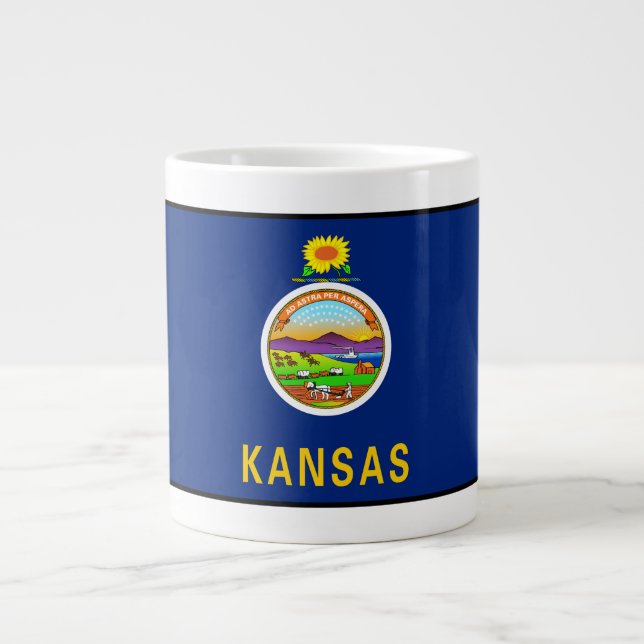 Taza De Café Grande Kansas (Frente)