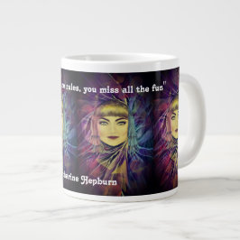 Taza De Café Grande Katharine Hepburn - Cita del feminismo Inspirador