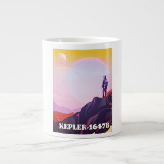 Taza De Café Grande Kepler - Afiche de viaje de 1647B