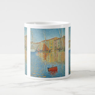 Taza De Café Grande La boya roja de Paul Signac, el populismo vintage