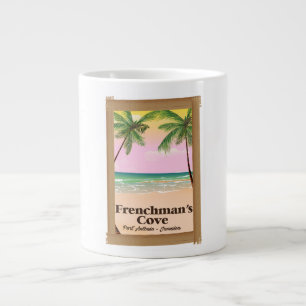 Taza De Café Grande La cala francesa de Puerto Antonio, Jamaica