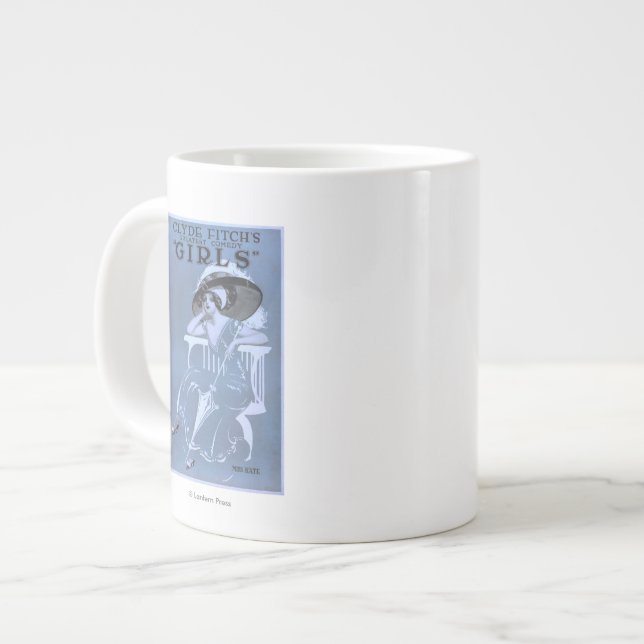 Taza De Café Grande La comedia más grande de Clyde Fitch, teatro de (Izquierda)