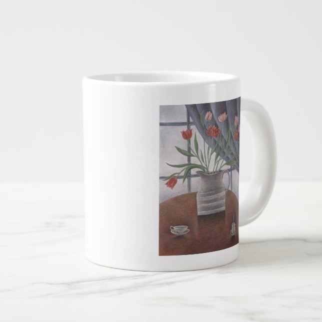 Taza De Café Grande La cortina de los tulipanes ahueca 2002 (Derecha)
