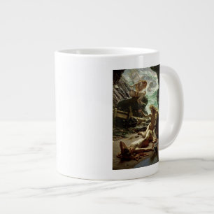 Taza De Café Grande La cueva de la tormenta Nymphs, 1903 (aceite en