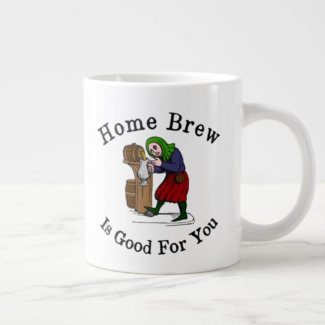 Taza De Café Grande La fabricación casera es buena para ti (Derecha)