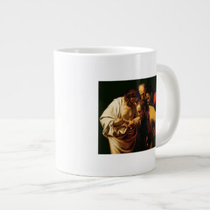 Taza De Café Grande La incredulidad de St Thomas, 1602-03