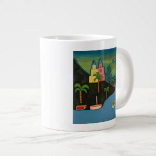 Taza De Café Grande La isla volcánica 2008