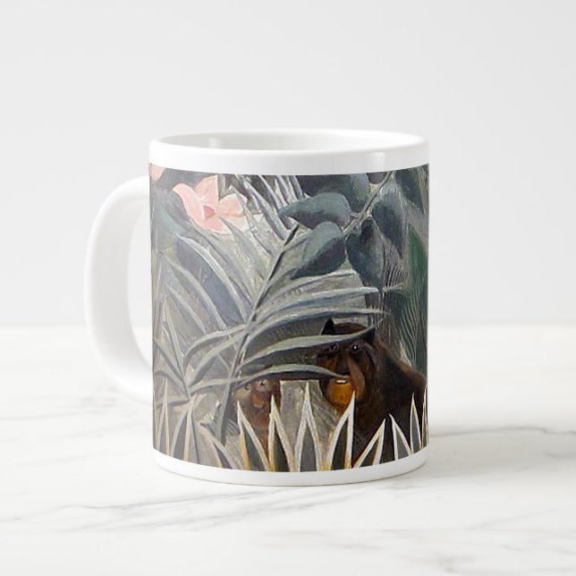 Taza De Café Grande La jungla ecuatorial (Izquierda)