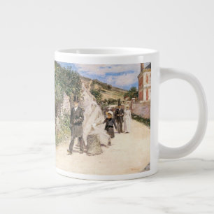 Taza De Café Grande La Marcha Nupcial de Robinson, Recién Casados Vint