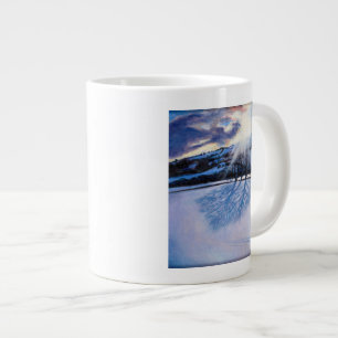 Taza De Café Grande La nieve sombrea 2009