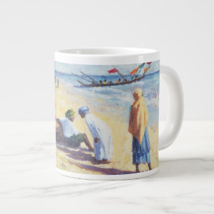 Taza De Café Grande La playa en Abene Senegal 1997