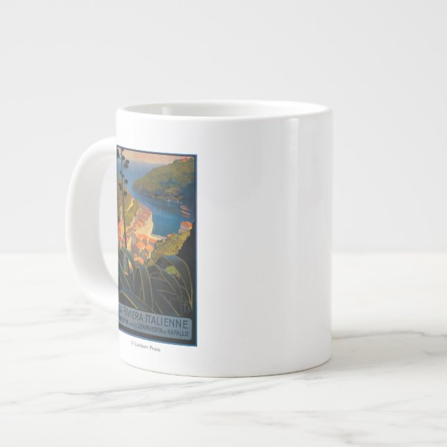 Taza De Café Grande La Riviera Italienne (Izquierda)