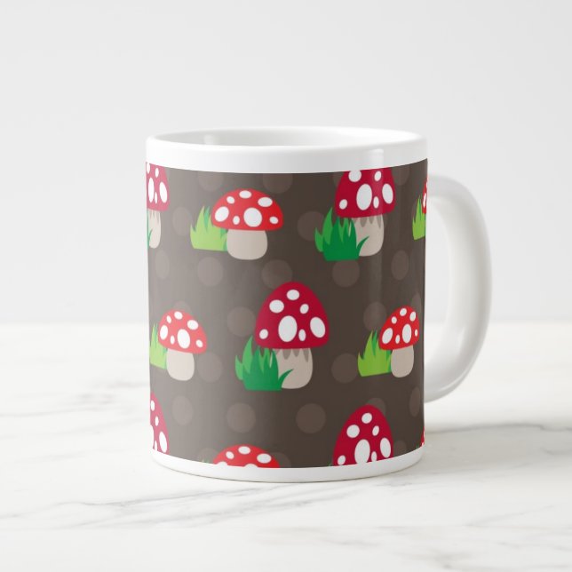 Taza De Café Grande la seta embroma el modelo (Derecha)