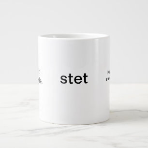 Taza De Café Grande la taza del redactor grande