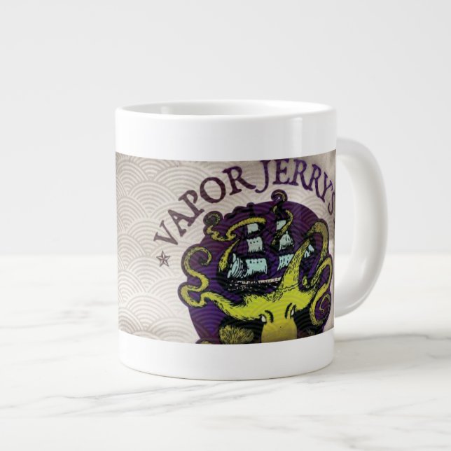 Taza De Café Grande La taza grande de Jerry del vapor (Derecha)