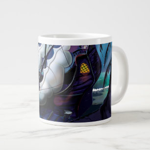 Taza De Café Grande La vieja nave pirata atracada
