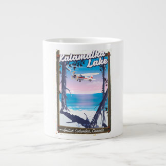Taza De Café Grande lago kalamalka, Columbia Británica Canadá